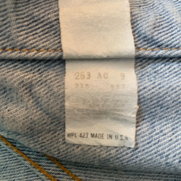 Vintage 80’s Levi’s Denim Jean Jacket Size 40 WPL 423 Made In USA 100% Cotton - Picture 14 of 16